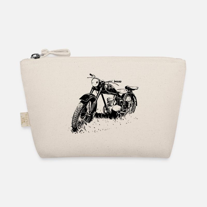 Zschopau DDR Motorrad - Bio-Täschchen - Natur
