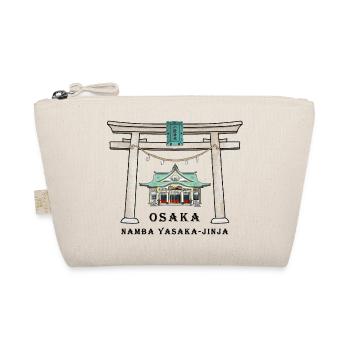 Osaka Japan, Namba Yasaka-jinja Torii Drawing - Organic Pouch - nature - Front