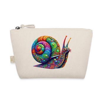 Schnecke - Bio-Täschchen - Natur - Vorne