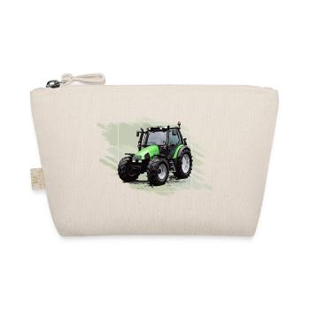 Kleiner grüner Traktor - Bio-Täschchen - Natur - Vorne