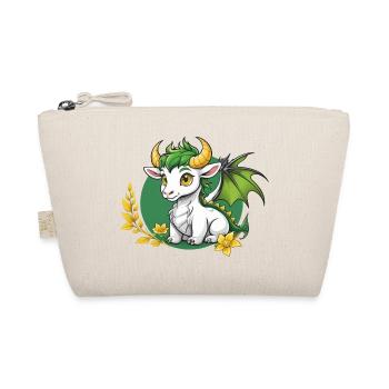 Petit dragon aux cornes d’or - Trousse biologique - nature - Devant