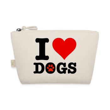I LOVE DOGS - Trousse biologique - nature - Devant