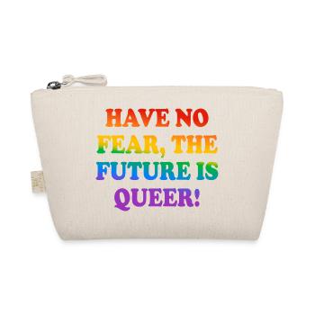 Keine Angst, die Zukunft ist queer - Bio-Täschchen - Natur - Vorne