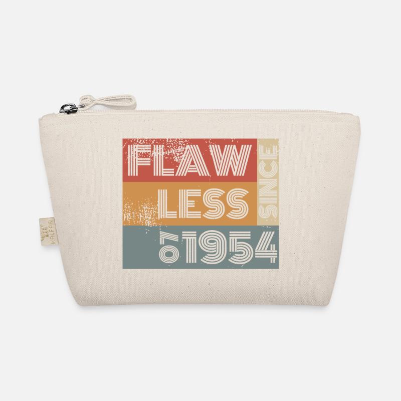 70. Geburtstag Flawless since 07/1954 Bio-Täschchen