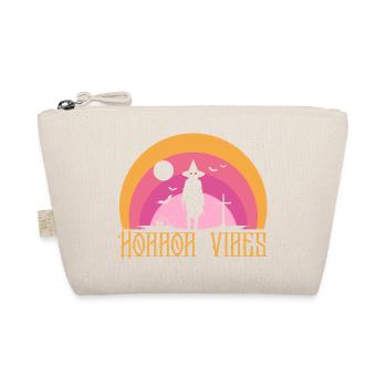 Horror Vibes Witch Silhouette Sunset - Organic Pouch - nature - Front