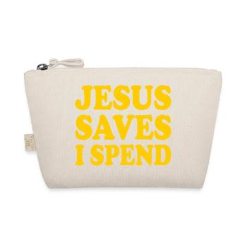 jesus saves i spend - Trousse biologique - nature - Devant