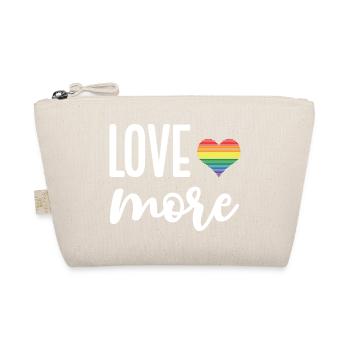 LGBT Pride Month - Love More - Organic Pouch - nature - Front