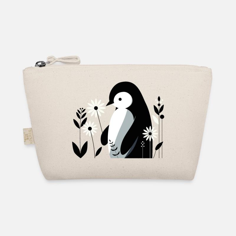 Pingouin avec des fleurs Trousse biologique