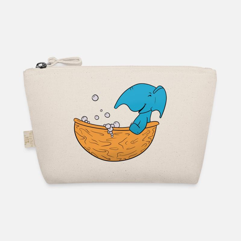 Elefant Baden Bio-Täschchen