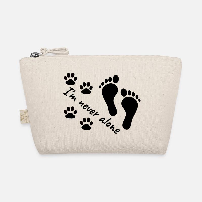 Ich bin nie einsam. Spuren eines Hundes und eines Menschen. Bio-Täschchen