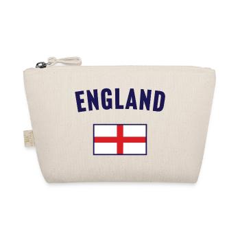 England Flagge - Bio-Täschchen - Natur - Vorne