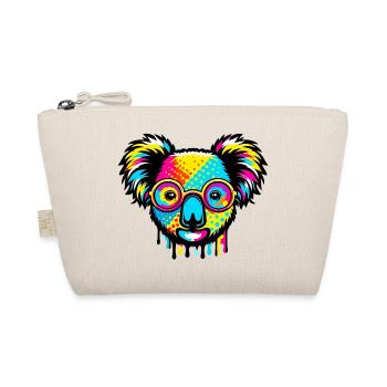 Koala mit Brille - Bio-Täschchen - Natur - Vorne