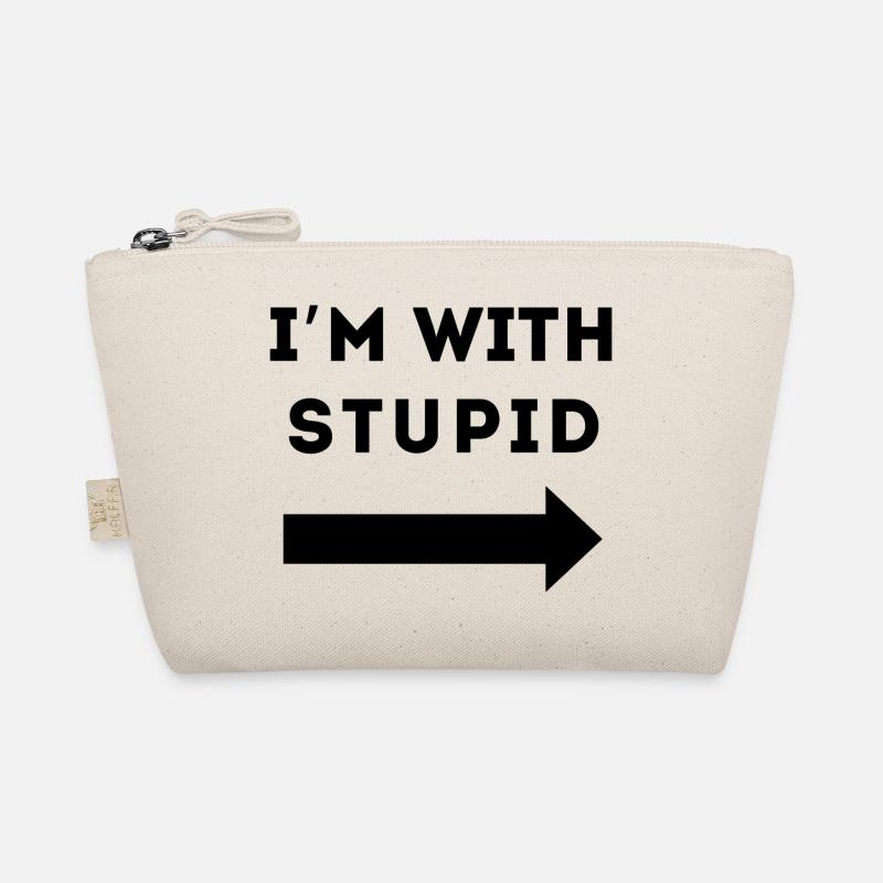 ICH BIN MIT DUMM Bio-Täschchen