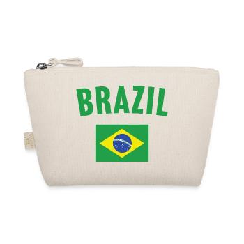 Brasilien Flagge - Bio-Täschchen - Natur - Vorne