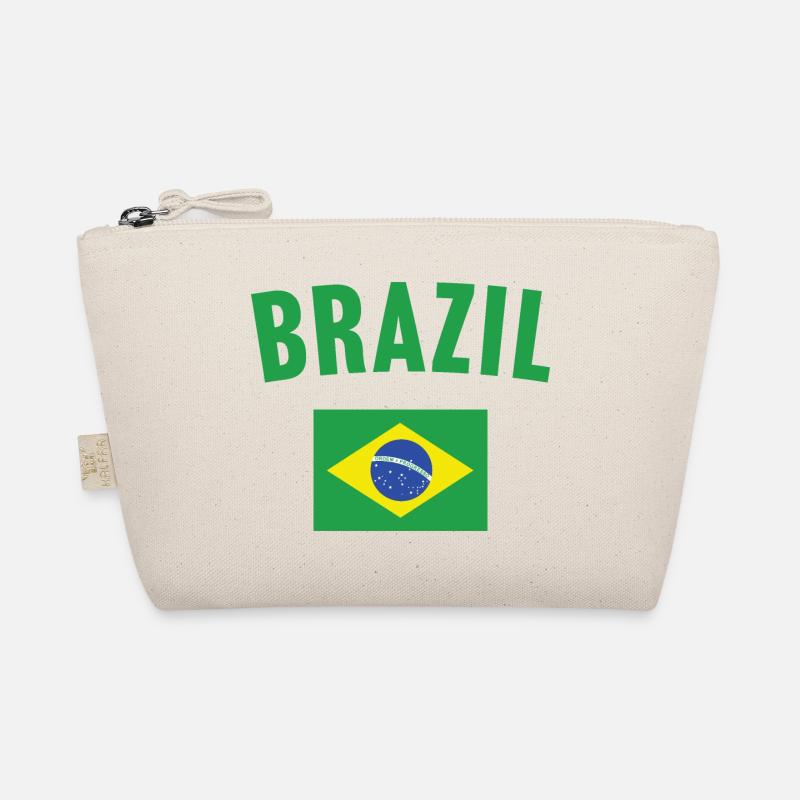 Brasilien Flagge Bio-Täschchen