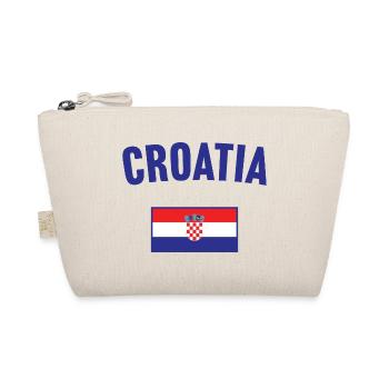 Kroatien Flagge - Bio-Täschchen - Natur - Vorne