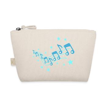 Many Music Notes Icons Melody Musical Notes Audio - Organic Pouch - nature - Front
