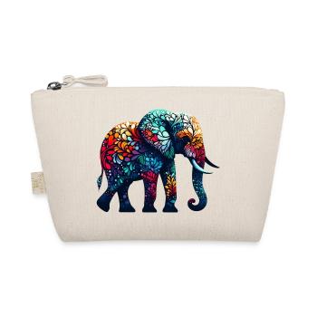 Elefant - Bio-Täschchen - Natur - Vorne