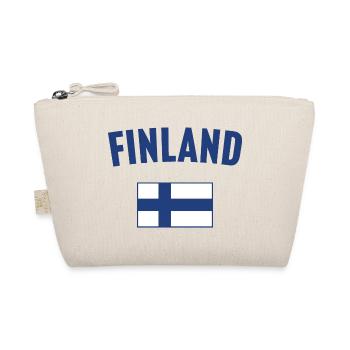 Finnland Flagge - Bio-Täschchen - Natur - Vorne
