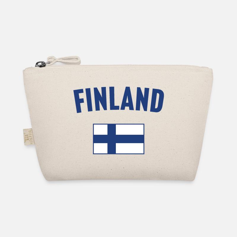 Finland Flag Organic Pouch