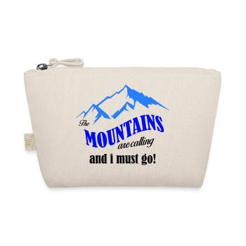 mountains are calling Kopie - Bio-Täschchen - Natur - Vorne