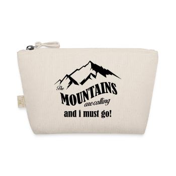 mountains are calling Kopie - Bio-Täschchen - Natur - Vorne
