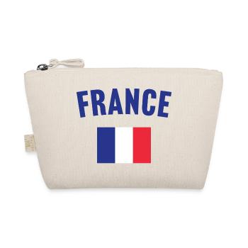 France Flag - Organic Pouch - nature - Front