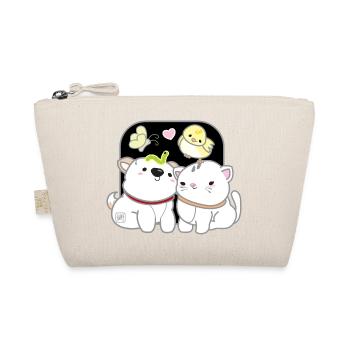 Dog Korean - Japanese Style 13 - Organic Pouch - nature - Front