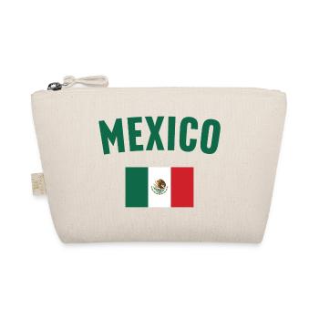 Mexiko Flagge - Bio-Täschchen - Natur - Vorne
