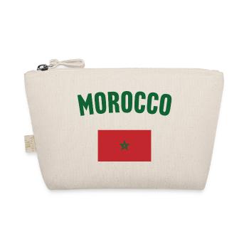 Morocco Flag - Organic Pouch - nature - Front