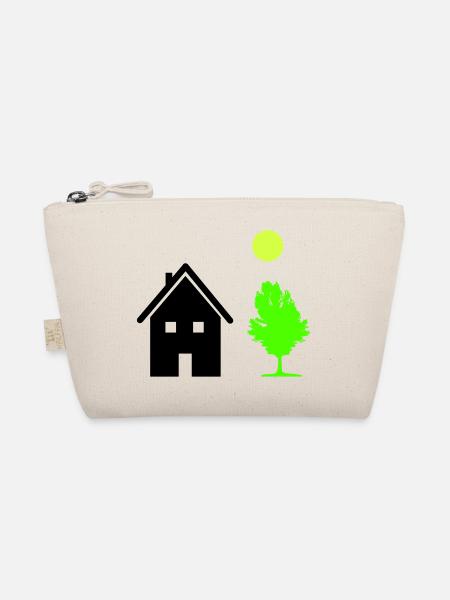 House Tree - Organic Pouch - nature - Front