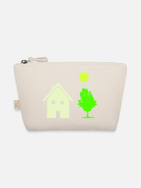 House Tree - Organic Pouch - nature - Front
