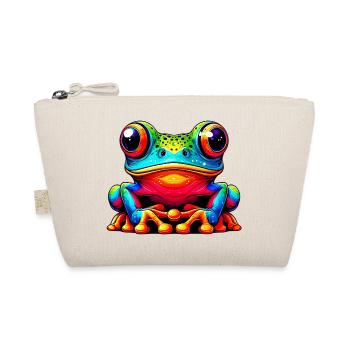 Frosch - Bio-Täschchen - Natur - Vorne