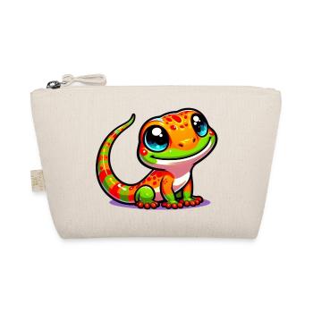 Gecko - Bio-Täschchen - Natur - Vorne