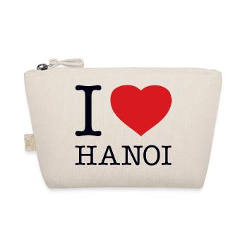 I LOVE HANOI - Organic Pouch - nature - Front