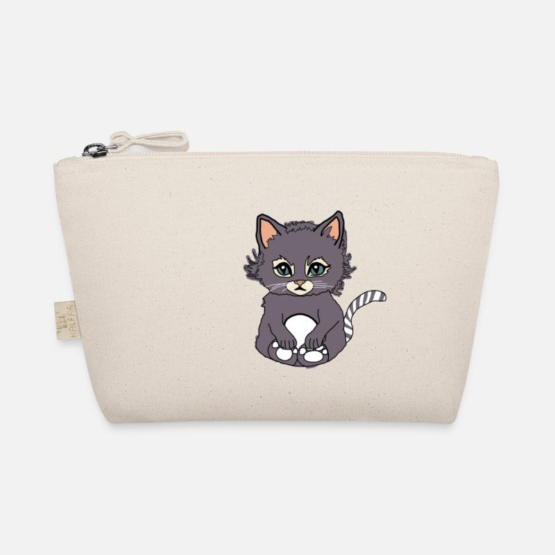 Katze - Bio-Täschchen - Natur