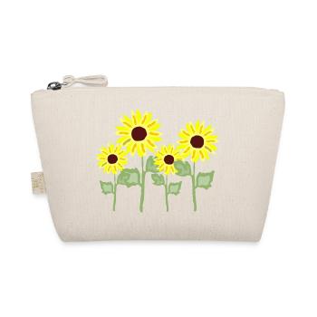 Sonnenblumenstrauß Gelb Kolorit - Bio-Täschchen - Natur - Vorne