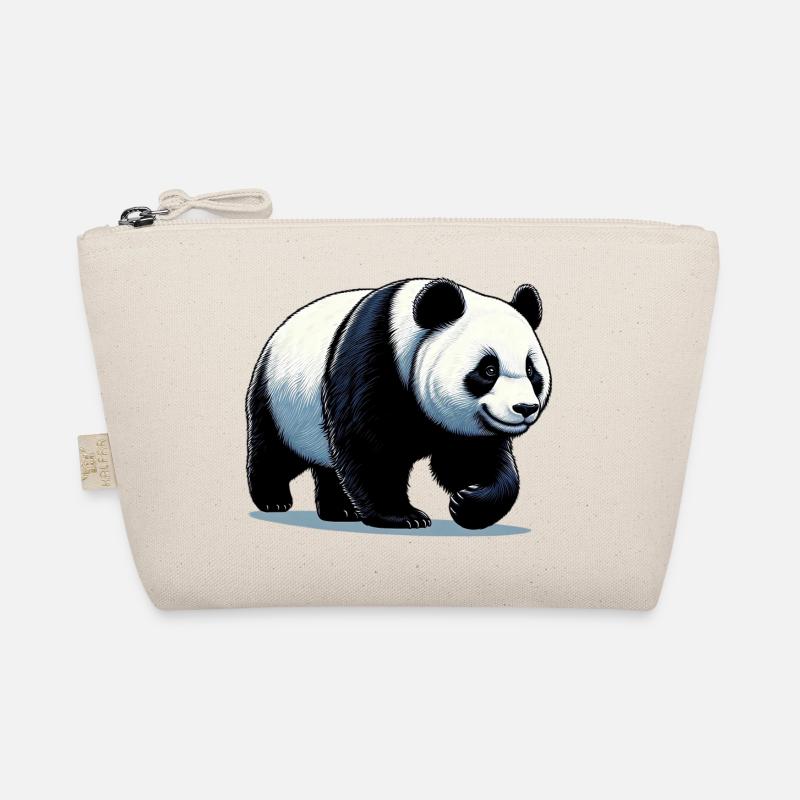 Panda - Bio-Täschchen - Natur