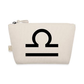Signe du zodiaque Balance, design exclusif du t-shirt - Trousse biologique - nature - Devant