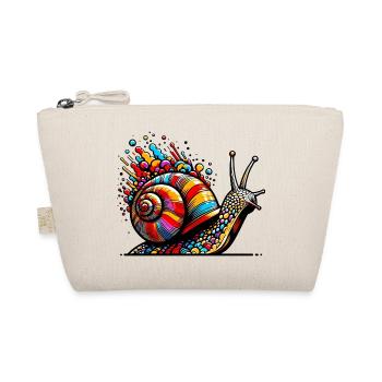 Schnecke - Bio-Täschchen - Natur - Vorne