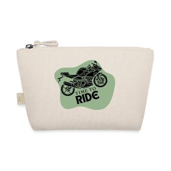 Motorrad - Time to Ride - Bio-Täschchen - Natur - Vorne