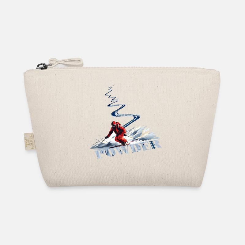 Abfahrtslauf Skiing Down Bio-Täschchen