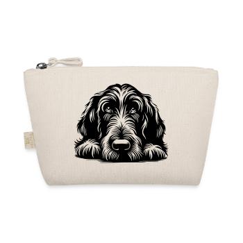 Spinone Italiano Head with Paws - Organic Pouch - nature - Front
