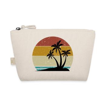 Coucher de soleil palmiers cocotiers été - Trousse biologique - nature - Devant