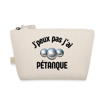 pétanque, fan de pétanque, bouliste - Trousse biologique - nature - Devant