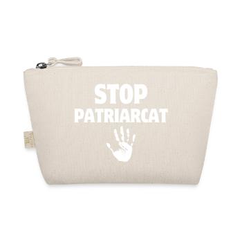 Stoppt das Patriarchat, die Rechte der Frauen - Bio-Täschchen - Natur - Vorne