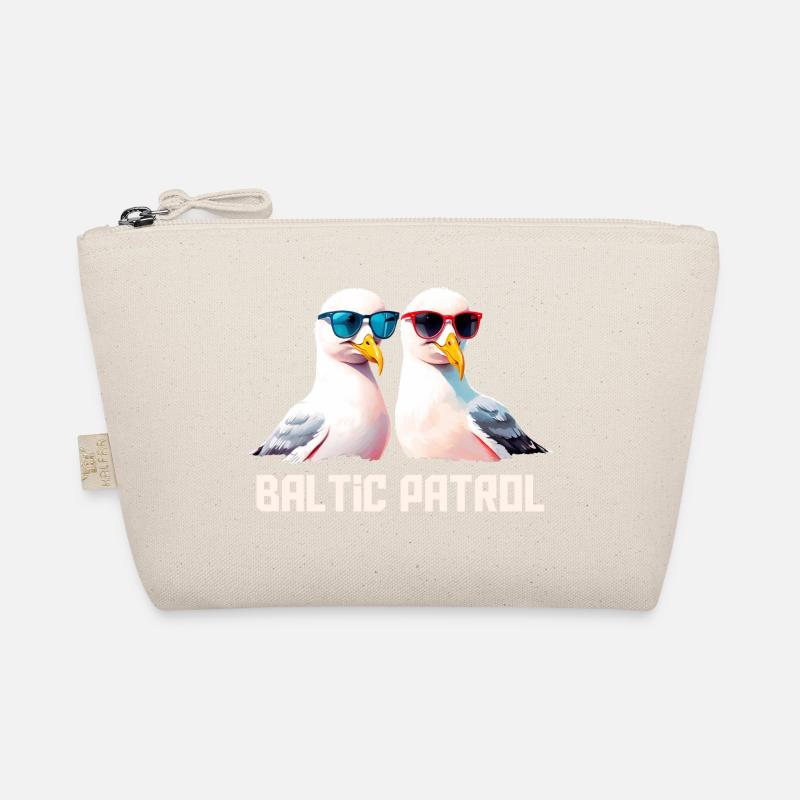 Baltic Patrol Möwen - Bio-Täschchen - Natur