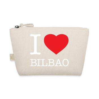 I LOVE BILBAO Spain Spanien - Organic Pouch - nature - Front