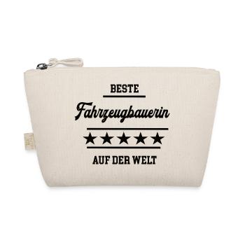 Beste Fahrzeugbauerin Chefin Fahrzeugbau Meisterin - Bio-Täschchen - Natur - Vorne
