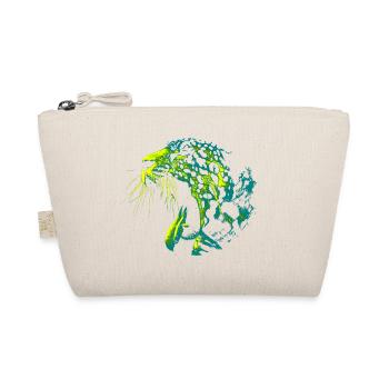 Stylish Panther - Organic Pouch - nature - Front